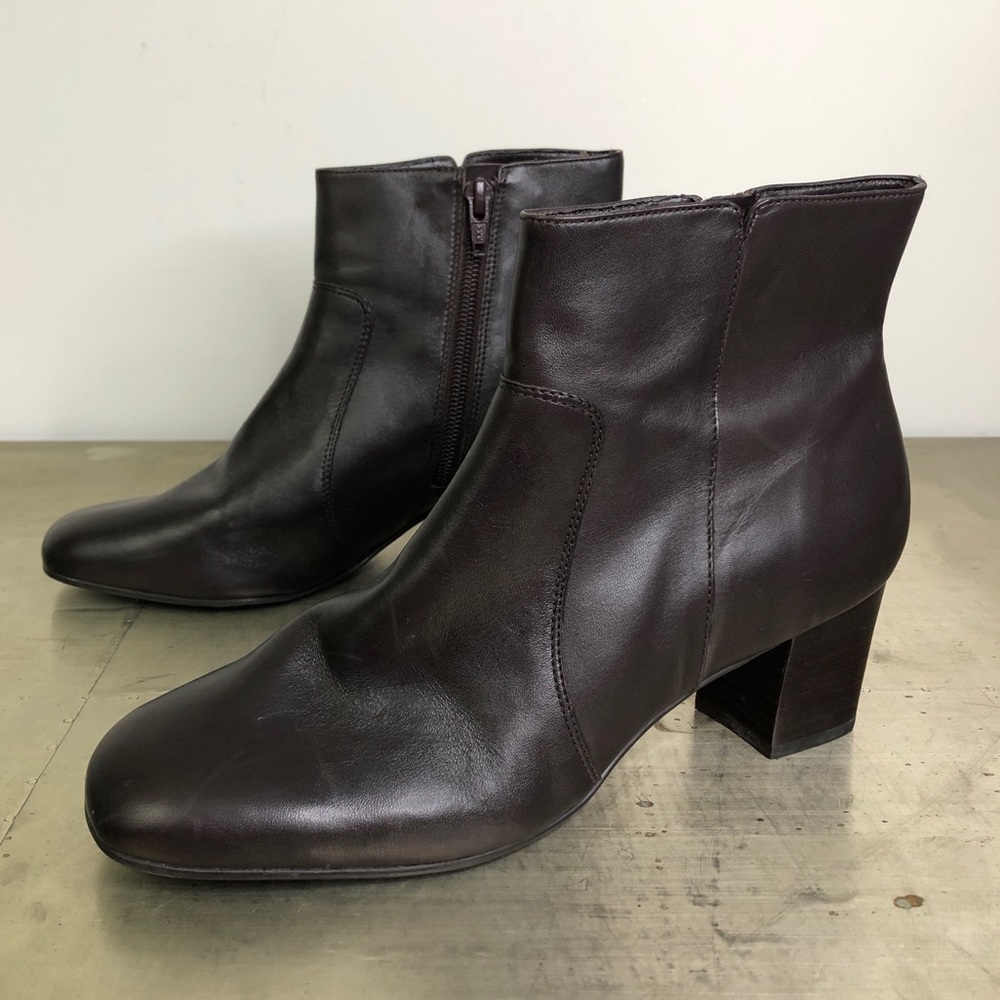 Alex Marie Leather Ankle Booties